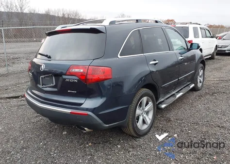 2012 Acura Mdx Technology Package z USA, uszkodzony, nr VIN 2HNYD2H44CH502613